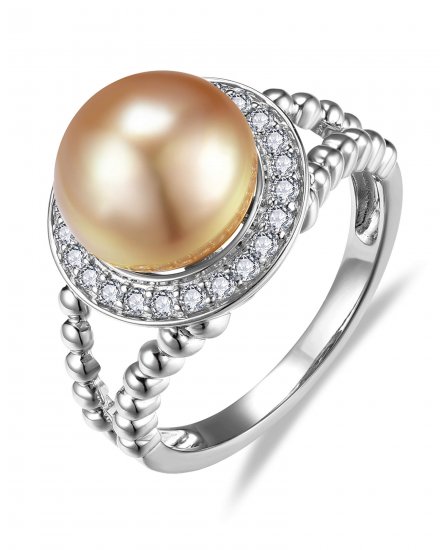 PEARL DIAMOND RING (TR6587)