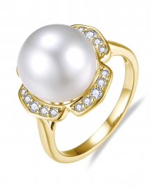 PEARL DIAMOND RING (TR6588)