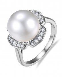 PEARL DIAMOND RING (TR6588)