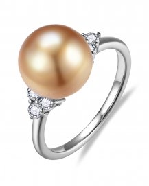 PEARL DIAMOND RING (TR6590)