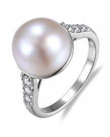 PEARL DIAMOND RING (TR6592)