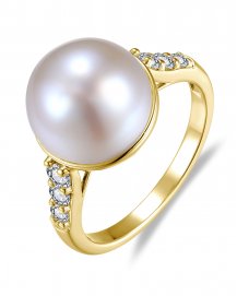 PEARL DIAMOND RING (TR6592)