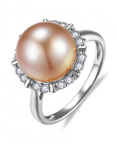 PEARL DIAMOND RING (TR6594)