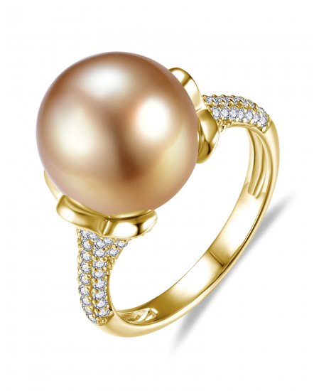 PEARL DIAMOND RING (TR6595)