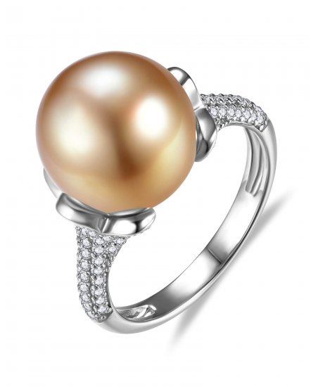 PEARL DIAMOND RING (TR6595)