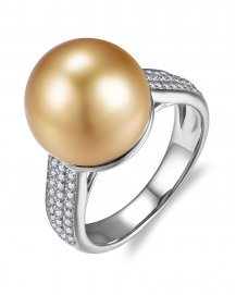 PEARL DIAMOND RING (TR6596)