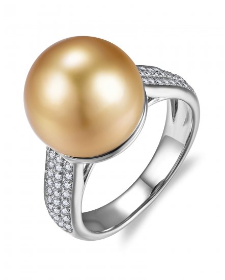 PEARL DIAMOND RING (TR6596)