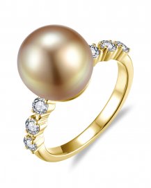 PEARL DIAMOND RING (TR6597)