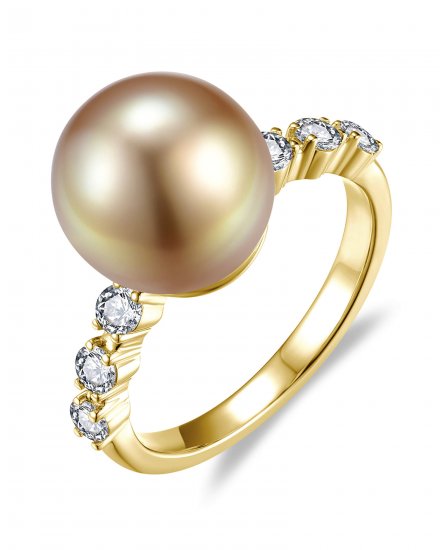 PEARL DIAMOND RING (TR6597)