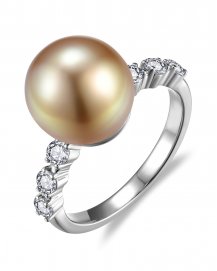 PEARL DIAMOND RING (TR6597)