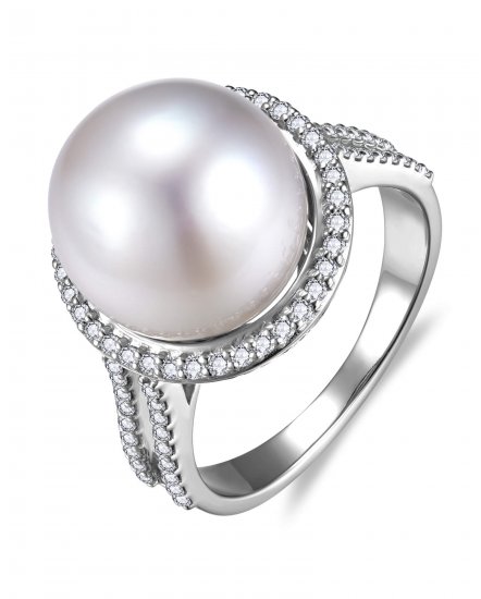 PEARL DIAMOND RING (TR6598)