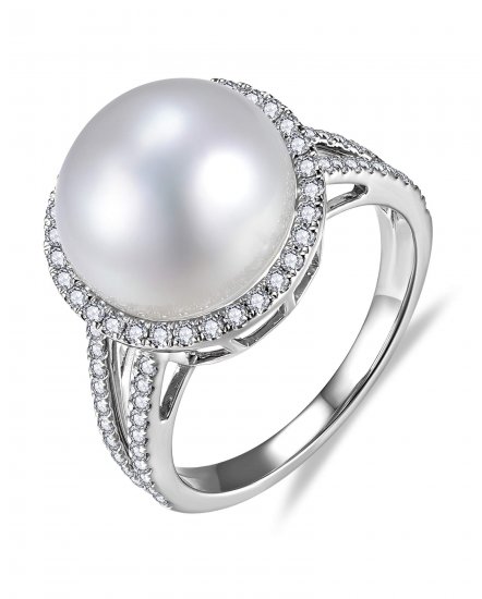 PEARL DIAMOND RING (TR6599)