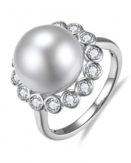 PEARL DIAMOND RING (TR6601)