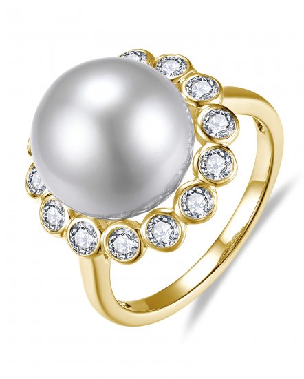 PEARL DIAMOND RING (TR6601)