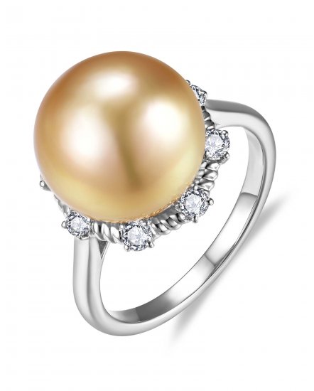 PEARL DIAMOND RING (TR6603)