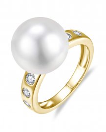 PEARL DIAMOND RING (TR6605)