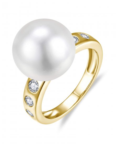 PEARL DIAMOND RING (TR6605)