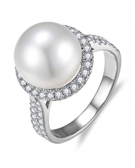 PEARL DIAMOND RING (TR6607)