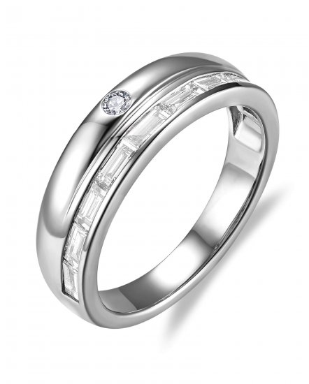 BAGUETTE DIAMOND BAND (TR6609)