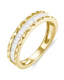 BAGUETTE DIAMOND BAND (TR6614)