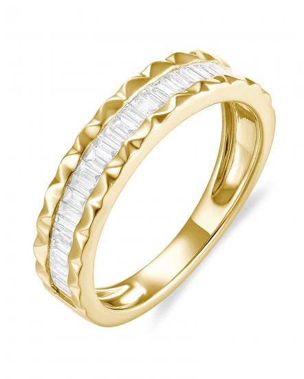 BAGUETTE DIAMOND BAND (TR6614)