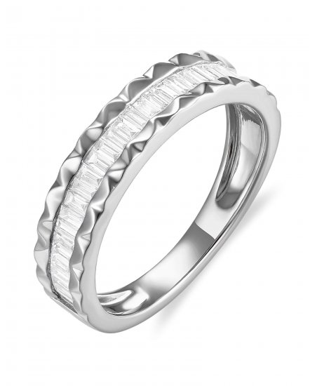 BAGUETTE DIAMOND BAND (TR6614)