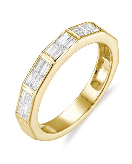 BAGUETTE DIAMOND BAND (TR6616)