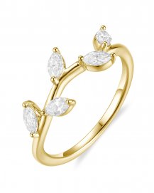 CURVED STYLE MARQUISE DIAMOND BAND (TR6617)