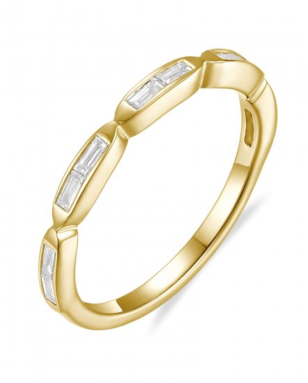 BAGUETTE DIAMOND BAND (TR6619)