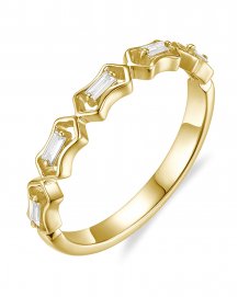 BAGUETTE DIAMOND BAND (TR6621)