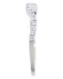 CURVED STYLE DIAMOND BAND (TR672B)