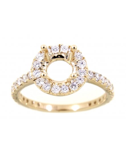 SEMI MOUNT DIAMOND ENGAGEMENT RING (TR691A)