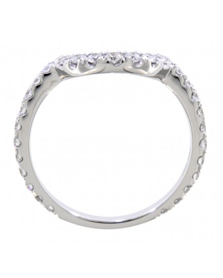 CURVED STYLE DIAMOND BAND (TR691B)