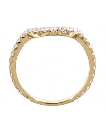 CURVED STYLE DIAMOND BAND (TR691B)