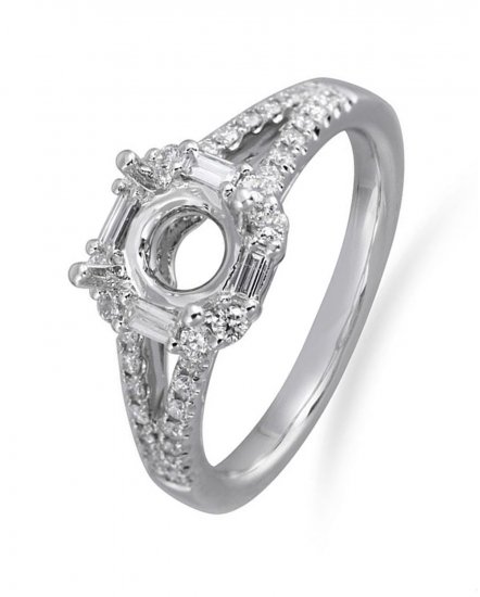 SEMI MOUNT DIAMOND ENGAGEMENT RING (TR737A)