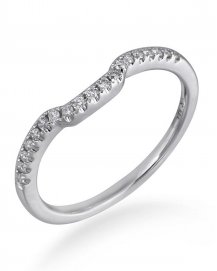 CURVED STYLE DIAMOND BAND (TR737B)