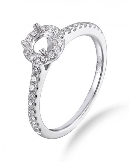 SEMI MOUNT DIAMOND ENGAGEMENT RING (TR828)