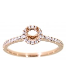 SEMI MOUNT DIAMOND ENGAGEMENT RING (TR828)