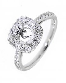 SEMI MOUNT ENGAGEMENT RING (TR876)
