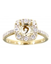 SEMI MOUNT ENGAGEMENT RING (TR876)
