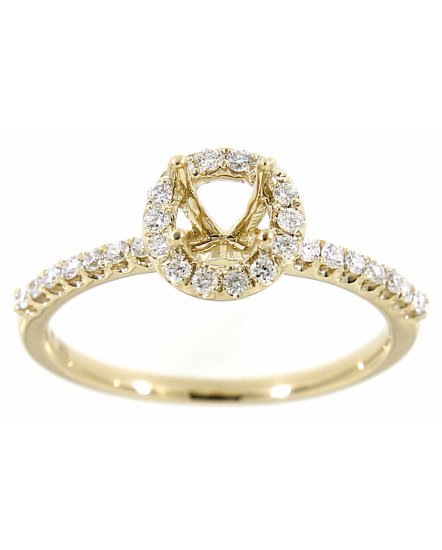 SEMI MOUNT DIAMOND ENGAGEMENT RING (TR965)