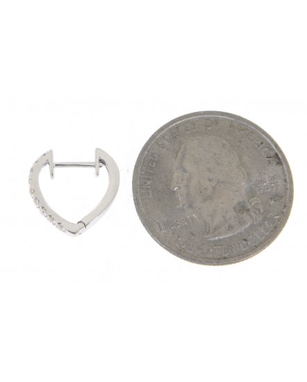 HEART STYLE DIAMOND HUGGIES (VE254B)