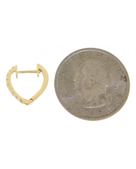 HEART STYLE DIAMOND HUGGIES (VE254B)