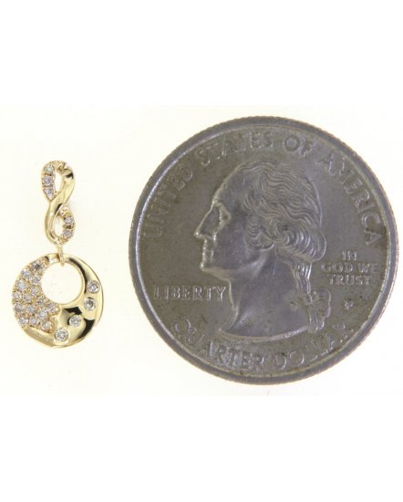 ROUND DIAMOND DANGLING (VE375)