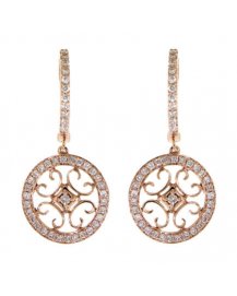 ROUND DIAMOND  DANGLING (VE383)