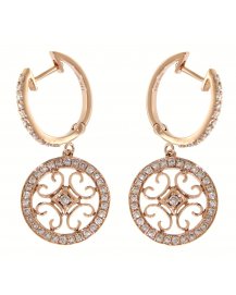 ROUND DIAMOND  DANGLING (VE383)