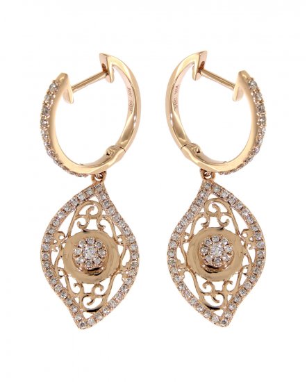 LEAF DIAMOND DANGLING (VE385)