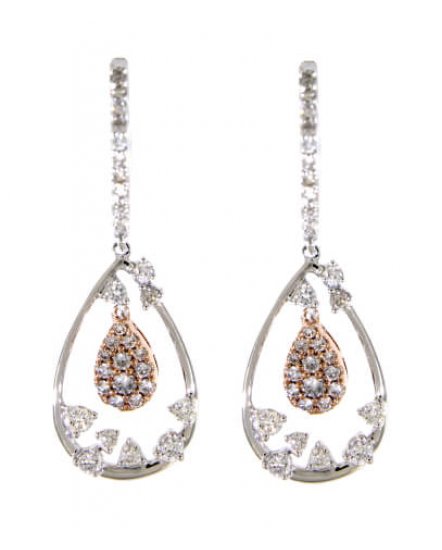 PEAR SHAPE DIAMOND DANGLING (VE390)
