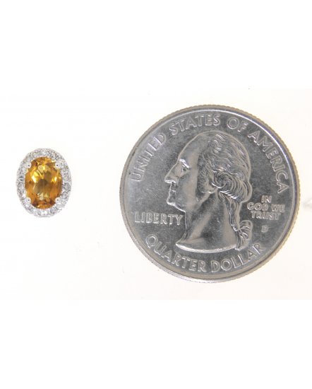 OVAL COLORED STONE DIAMOND STUDS (VE396)