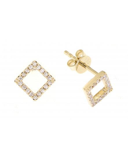 SQUARE DIAMOND STUDS (VE400)